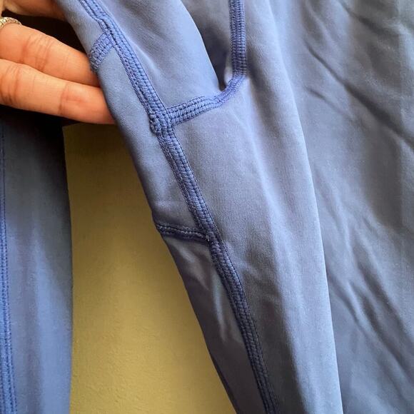 Dona Jo Fitwear Blue Leggings Women's Size XX-Small - Picture 4 of 5